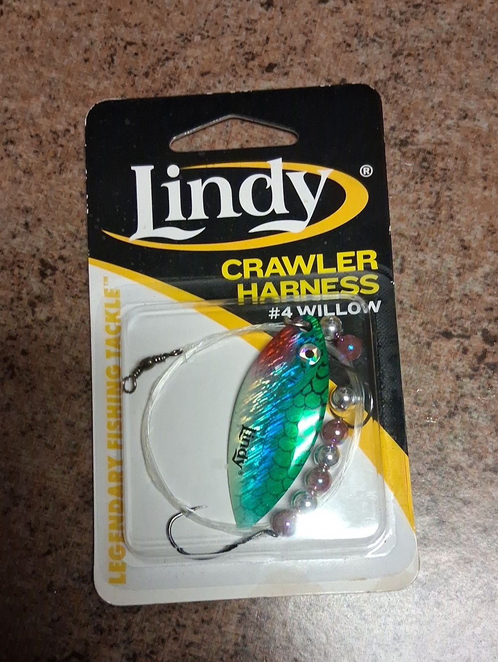 Crawler Harness Fishing Lure - Iridescent Green
